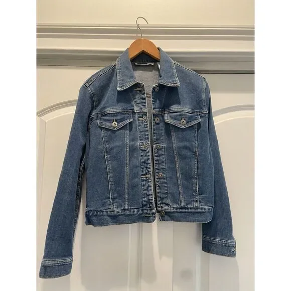 LIZ CLAIBORNE Womens Denim Jean Jacket Medium Wash Size Small S Lizwear - Picture 1 of 5